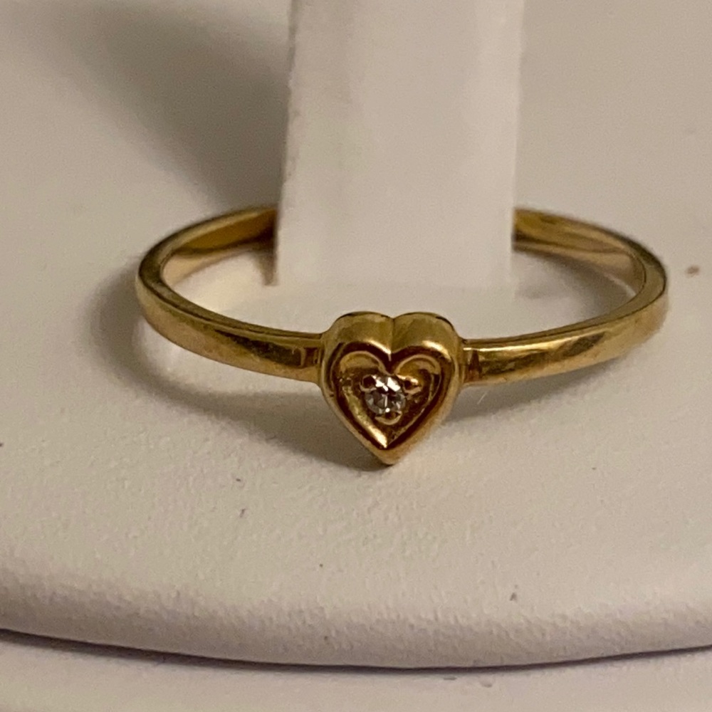 Vintage 14k Gold Heart Ring
